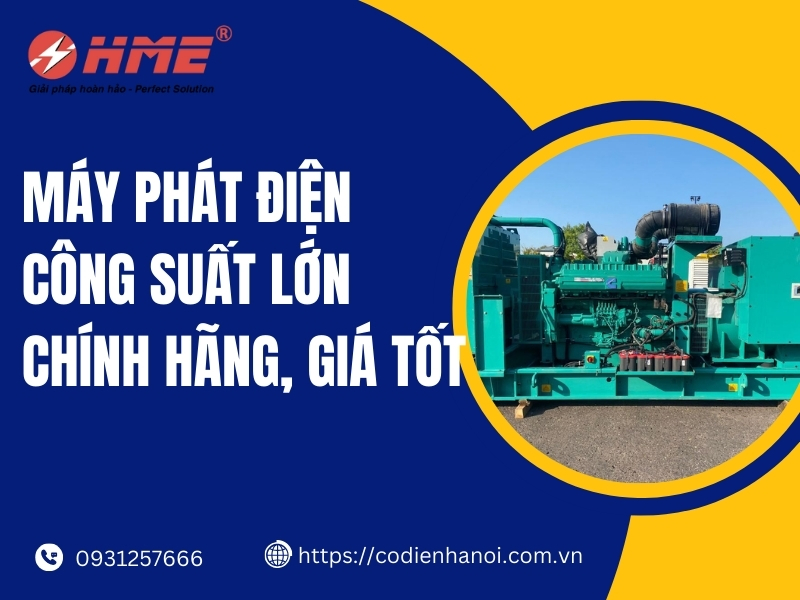 Máy phát điện công suất lớn